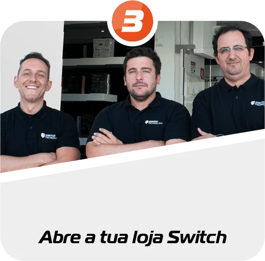 Três elementos da equipa Switch Technology